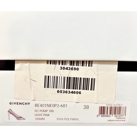 Givenchy Translucent Pink Stiletto 100 mm Pumps - Picture 9 of 11